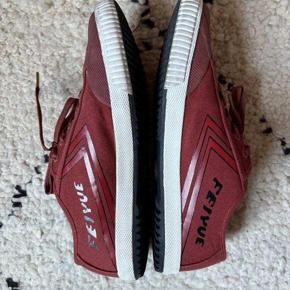 Feiyue Fo Le 1920 rosewood black gold canvas sneakers men's 10 / women's 12 - Picture 7 of 7